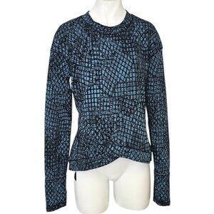 Lululemon Close to Crossing Long Sleeve, Jacquard Tectonic Jacquard Shipmate, M